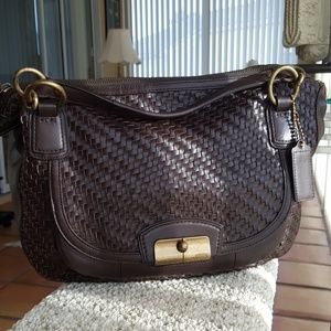 Coach Chocolate Leather Handbag